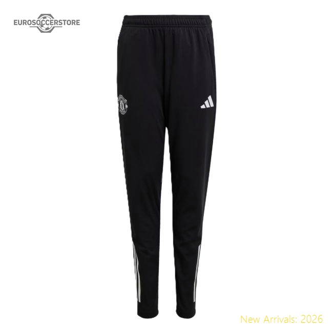2025-2026 Man Utd Training Pants (Black) - Kids-Football Jersey Hub