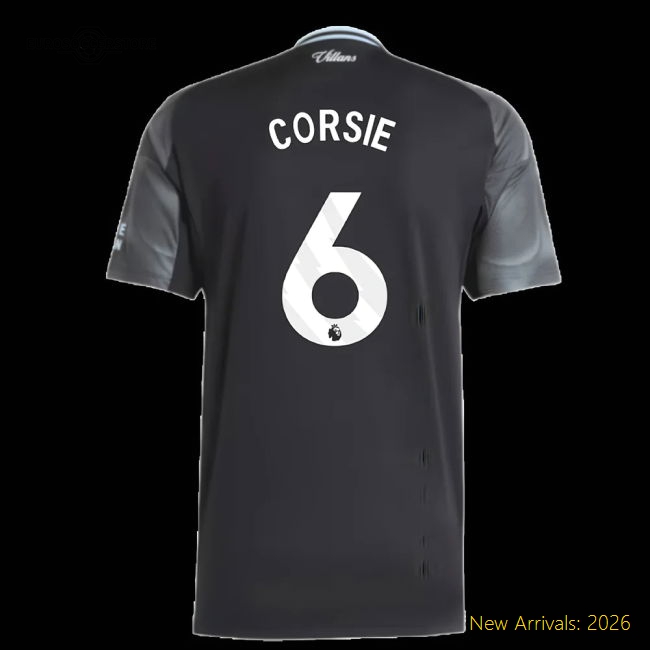 2025-2026 Aston Villa Away Shirt (Corsie 6)-PitchVibe Kits