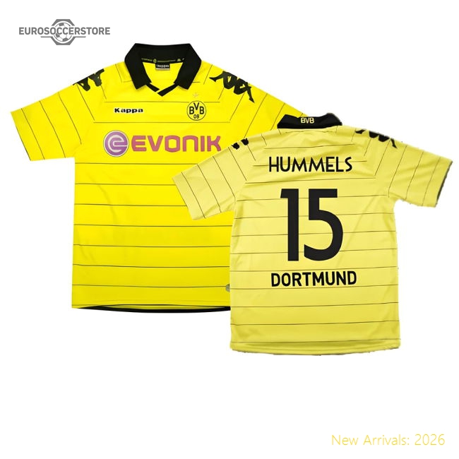 Borussia Dortmund 2010-11 Home Shirt ((Excellent) M) (Hummels 15)-Football Jersey Hub