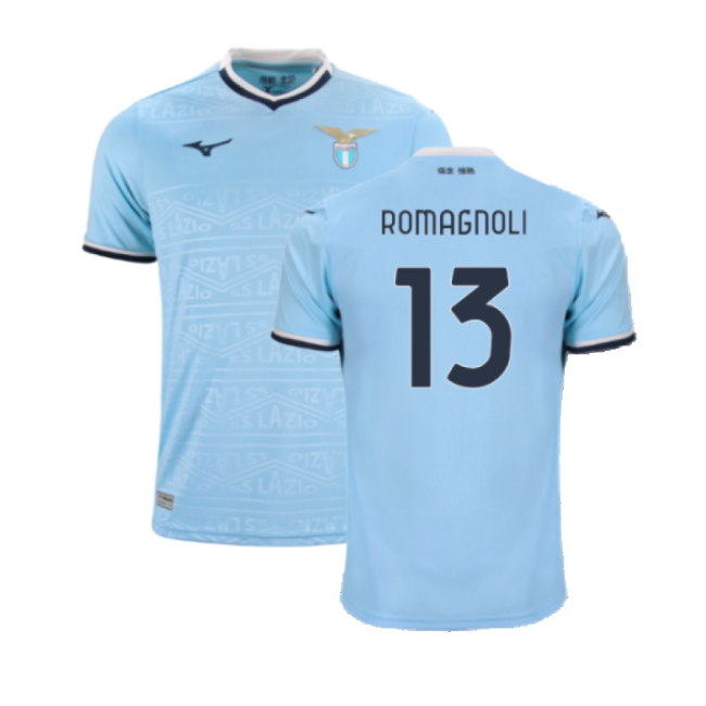2024-2025 Lazio Home Shirt (Romagnoli 13)-Vantage Point Soccer