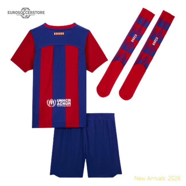 2023-2024 Barcelona Home Mini Kit-Football Jersey Hub