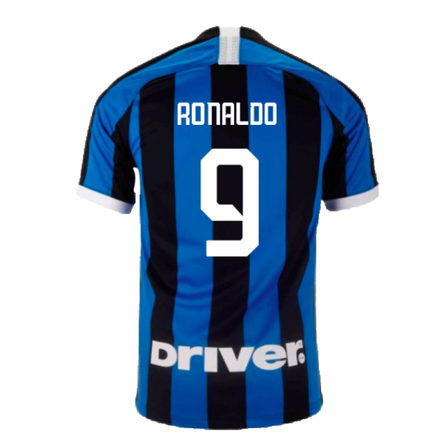 2019-2020 Inter Milan Home Shirt (Ronaldo 9)-Football Shirts Shop
