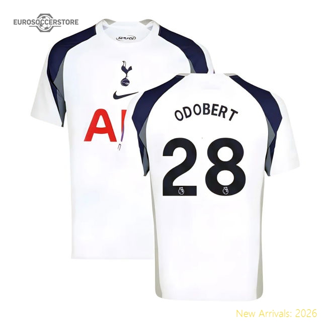 Tottenham Hotspur (Odobert 28) 2025-2026 Home Kit Jersey Match Day-PitchVibe Kits