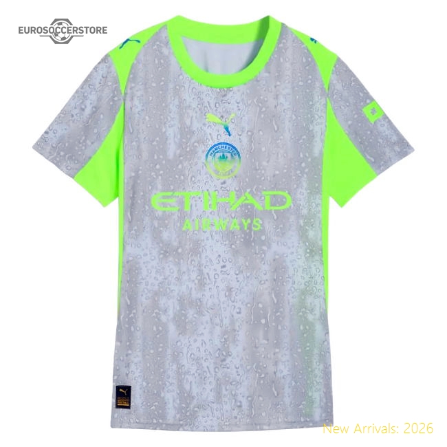 2025-2026 Man City Third Shirt (Womens) (Savinho 26)-Football Jersey Hub