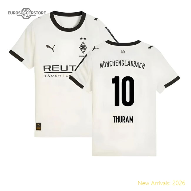 Borussia Mgb 2025-2026 Home Kit Football Match Kit (Kids)-Jersey Chest: 2026 World Cup Soccer Kits