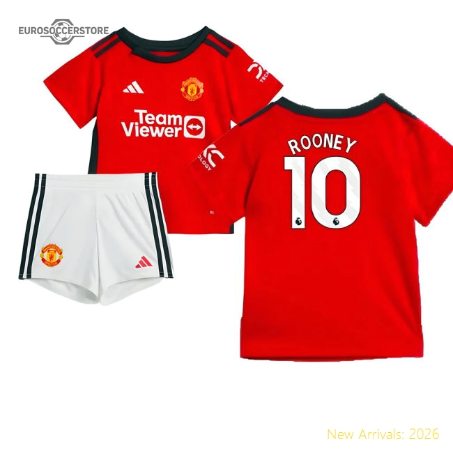 2023-2024 Man Utd Home Baby Kit (Rooney 10)-Football Jersey Hub