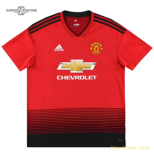 Manchester United 2018-19 Home Shirt (M) (Excellent)-Football Jersey Hub