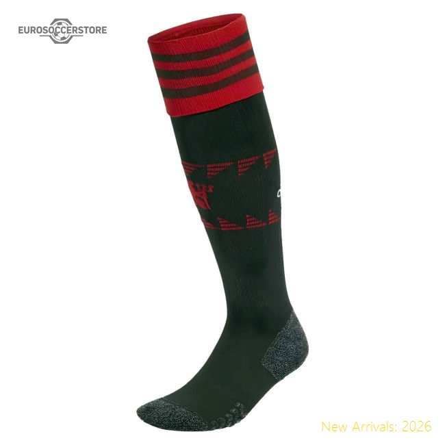 2022-2023 Man Utd Home Socks (Black)-Football Jersey Hub