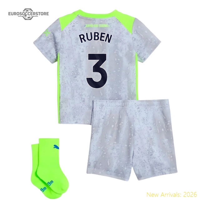 2025-2026 Man City Third Baby Kit (Ruben 3)-Football Jersey Hub