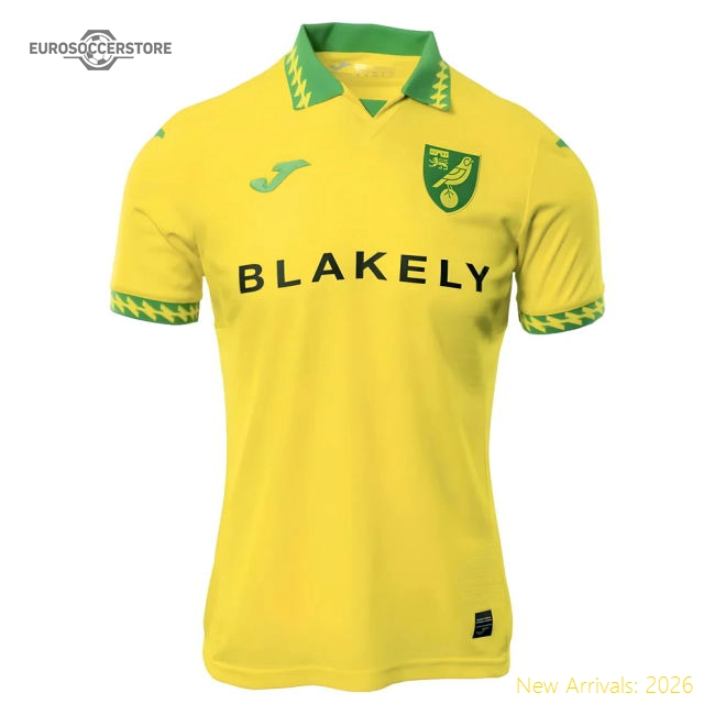 2025-2026 Norwich City Home Shirt-Vantage Point Soccer