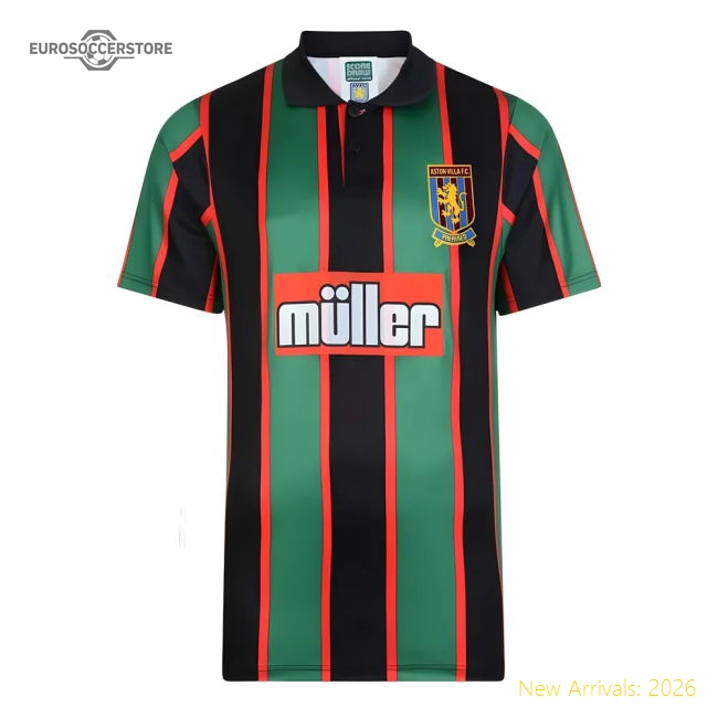 Score Draw Aston Villa 1994 Away Retro Shirt (Townsend 11)-PitchVibe Kits