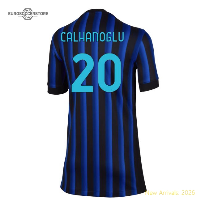 2025-2026 Inter Milan Home Shirt (Kids) (Calhanoglu 20)-Football Shirts Shop