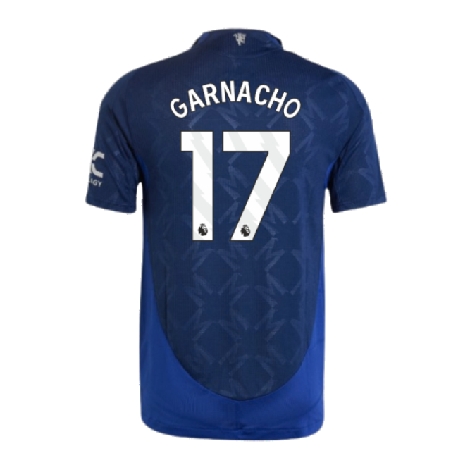 2024-2025 Man Utd Authentic Away Shirt (Garnacho 17)-Football Jersey Hub