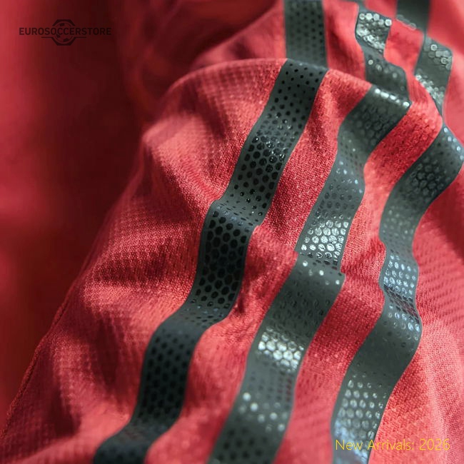 2025-2026 Man Utd Authentic Long Sleeve Home Shirt-Football Jersey Hub