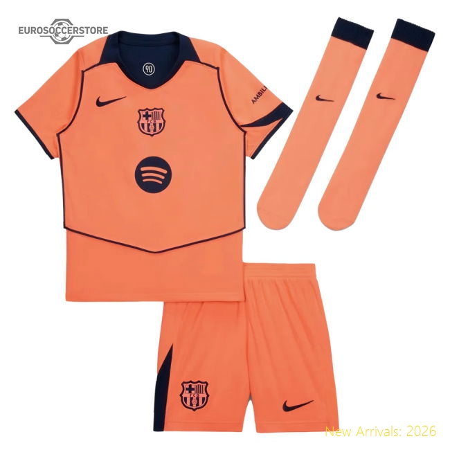 2025-2026 Barcelona Third Mini Kit (Ronaldinho 10)-PitchVibe Kits