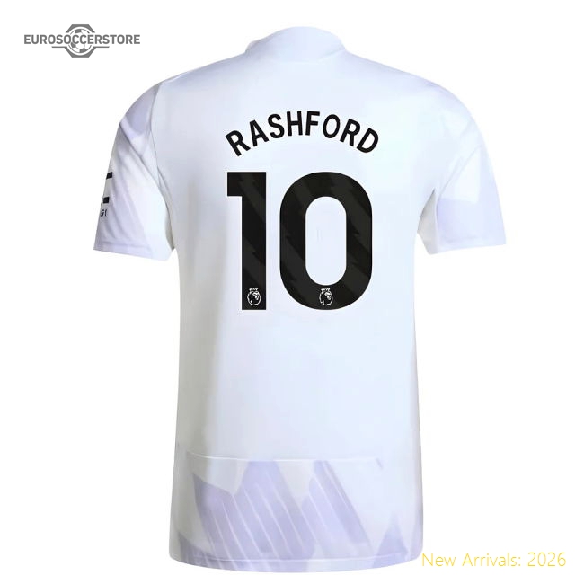2025-2026 Man Utd Authentic Away Shirt (Rashford 10)-Football Jersey Hub