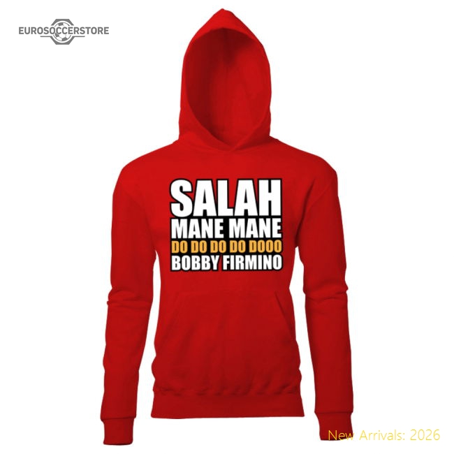 Salah Mane Mane Liverpool Hoody (Red) -Kids-PitchVibe Kits