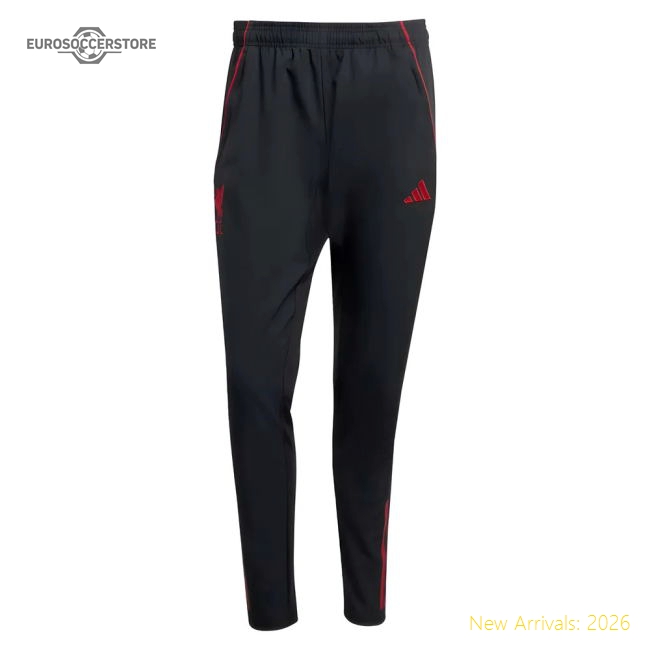 Club Teams,Liverpool 2025-2026 Liverpool Presentation Pants (Black)-Jersey Chest: 2026 World Cup Soccer Kits