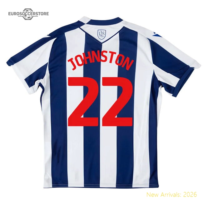 West Brom Wba (Johnston 22) 2025-2026 Home Kids Kit Classic Game-PitchVibe Kits