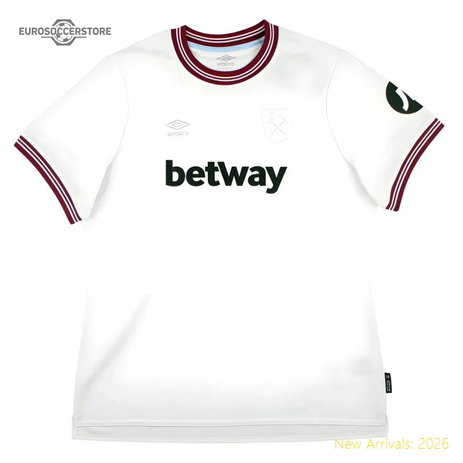 2023-2024 West Ham United Away Shirt (Ladies)-Vantage Point Soccer