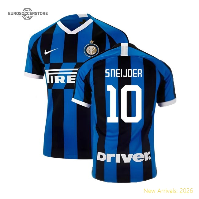 2019-2020 Inter Milan Home Shirt (Sneijder 10)-Football Shirts Shop