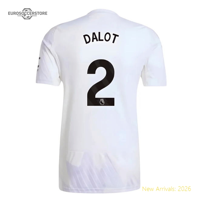 2025-2026 Man Utd Away Shirt (Dalot 2)-Football Jersey Hub
