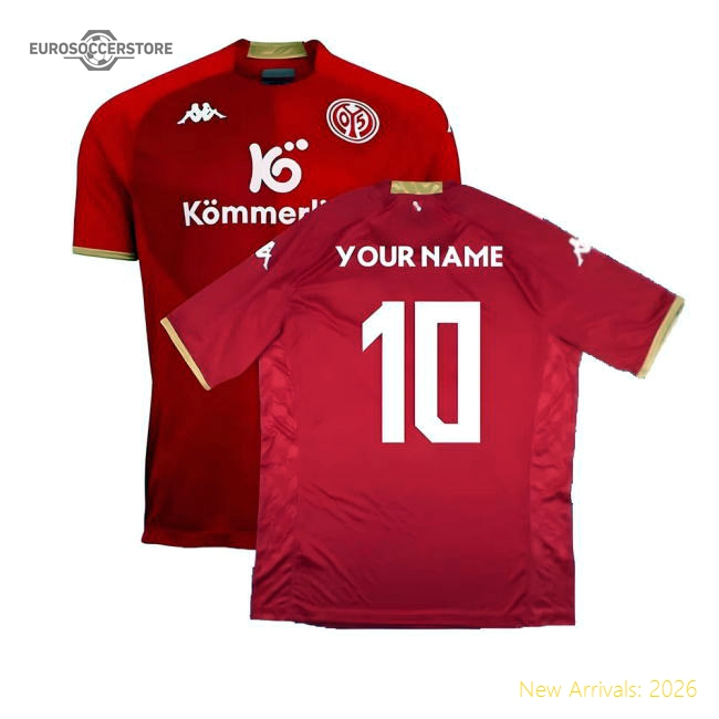 Mainz 2022-2023 Home Shirt (XL) (Your Name 10) (Excellent)-ly44