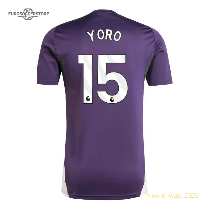 2025-2026 Man Utd Training Jersey (Aurora Plum) (Yoro 15)-Football Jersey Hub