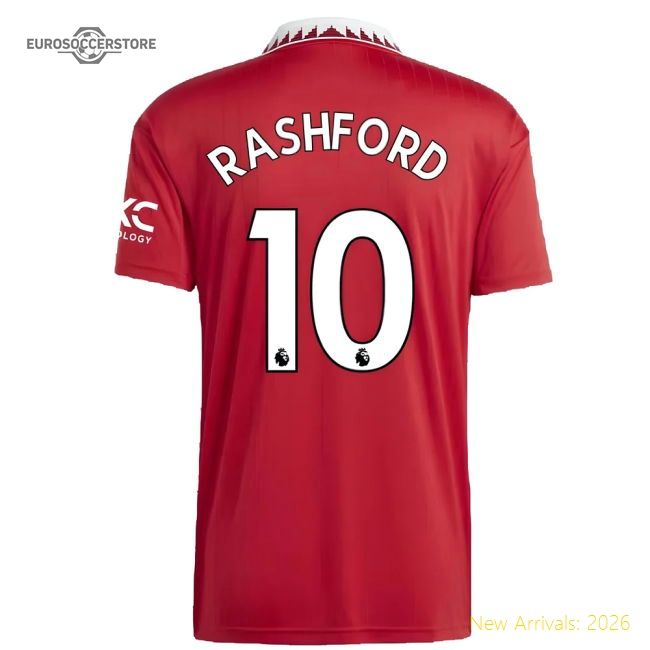 2022-2023 Man Utd Home Shirt (RASHFORD 10)-Football Jersey Hub