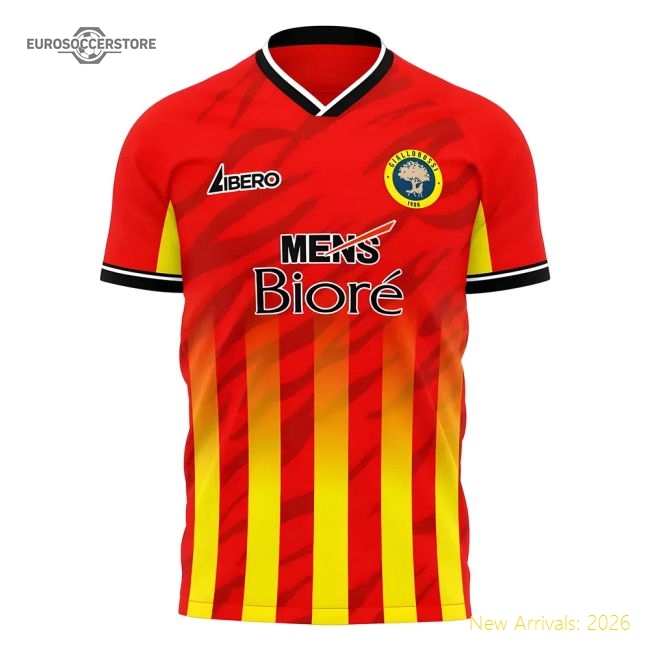 2025-2026 Lecce Home Concept Shirt (Libero) Adult Short Sleeve-Vantage Point Soccer