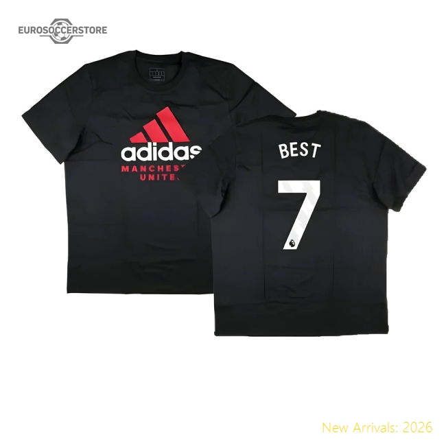 2024-2025 Man Utd Seasonal Graphic Tee (Night Grey) (Best 7)-Football Jersey Hub