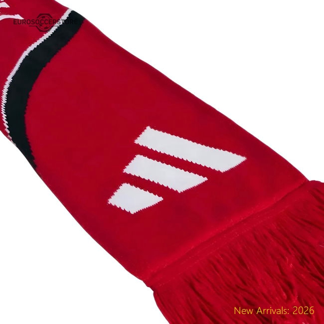 2025-2026 Man Utd Scarf (Red)-Football Jersey Hub