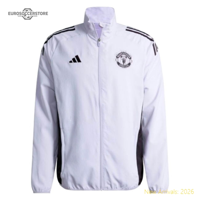 2025-2026 Man Utd Presentation Jacket (Purple Tint)-Football Jersey Hub