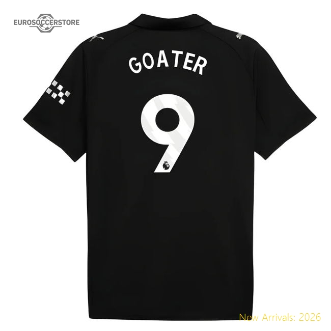2025-2026 Man City Away Shirt (Goater 9)-Football Jersey Hub