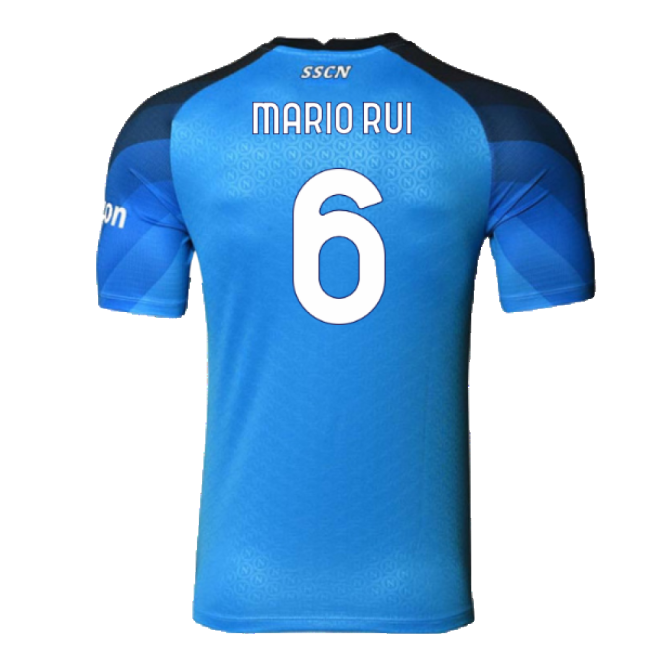 Napoli 2022-23 Player Issue Home Shirt (3XL) (Mario Rui 6) (Excellent)-Vantage Point Soccer