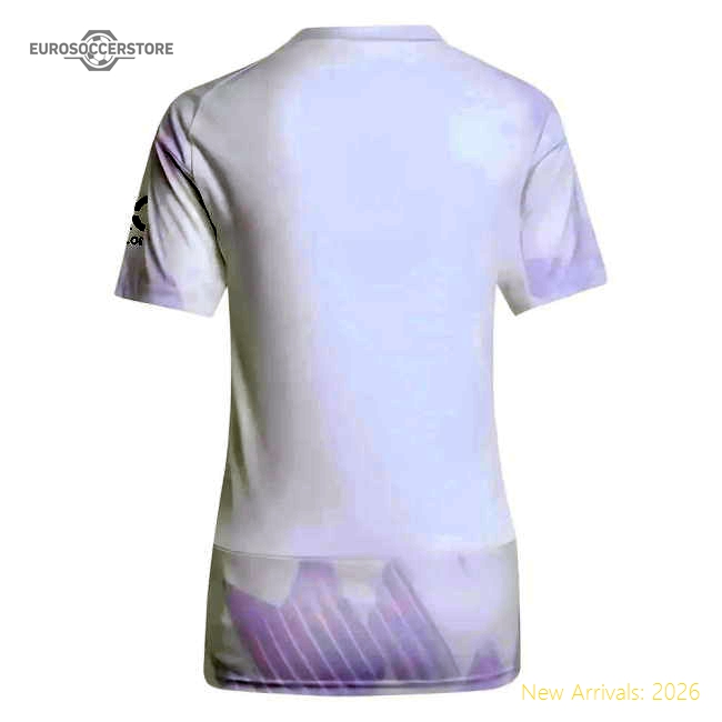 2025-2026 Man Utd Away Shirt (Womens) (Charlton 9)-Football Jersey Hub