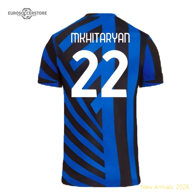 2024-2025 Inter Milan Home Shirt (Mkhitaryan 22)-Football Shirts Shop