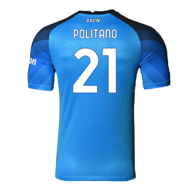 Napoli 2022-23 Player Issue Home Shirt (3XL) (Politano 21) (Excellent)-Vantage Point Soccer