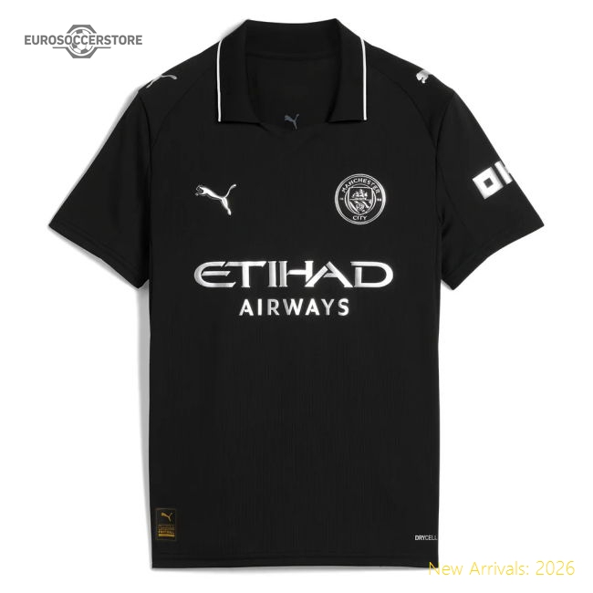 2025-2026 Man City Away Shirt (Kids) (Greenwood 5)-Football Jersey Hub