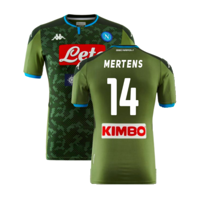 2019-2020 Napoli Away Shirt (MERTENS 14)-Vantage Point Soccer