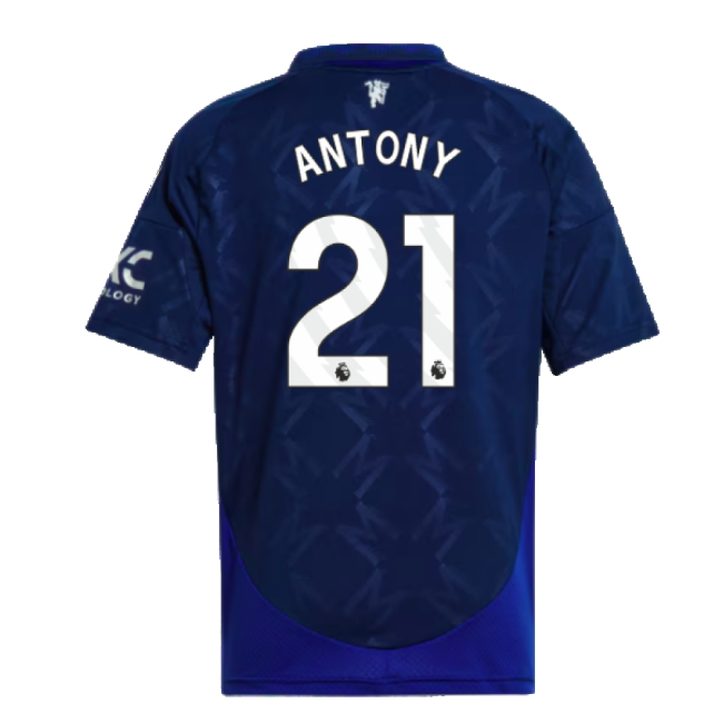 2024-2025 Man Utd Away Shirt (Kids) (Antony 21)-Football Jersey Hub