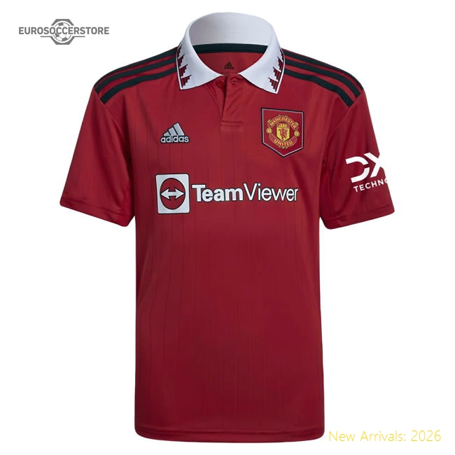 2022-2023 Man Utd Home Shirt (Kids) (RONALDO 7)-Football Jersey Hub