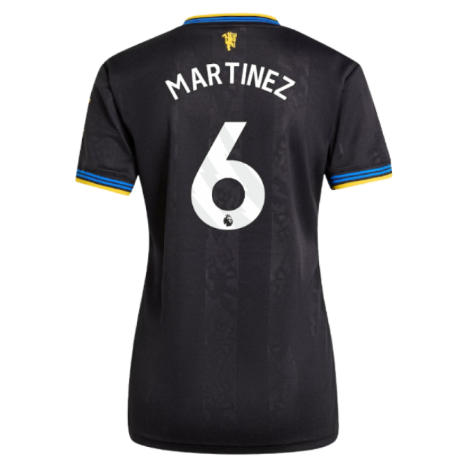 2025-2026 Man Utd Authentic Third Shirt (Womens) (Martinez 6)-Football Jersey Hub