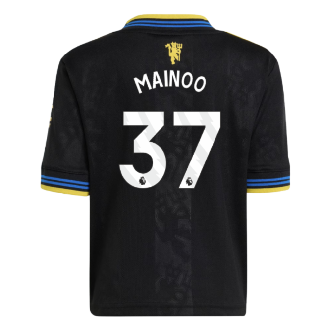 2025-2026 Manchester United Third Mini Kit (Mainoo 37)-Football Jersey Hub