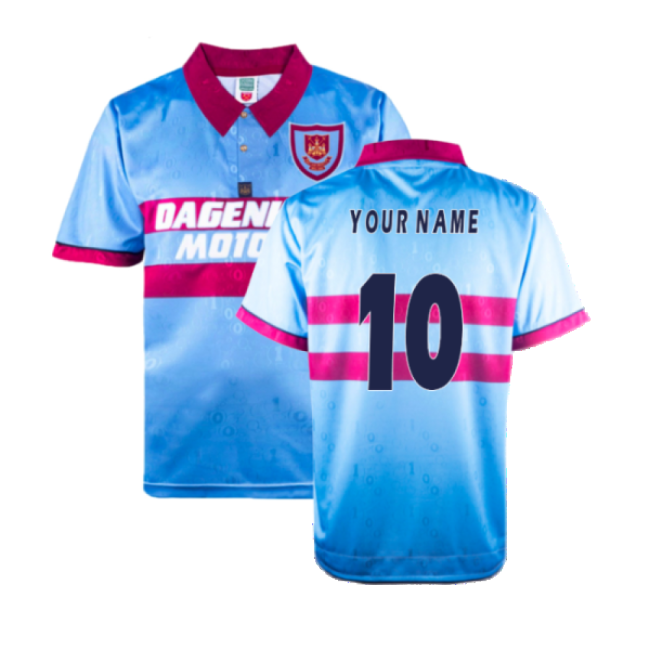 1995-1997 West Ham Pony Reissue Centenary Away Shirt (Your Name)-Vantage Point Soccer