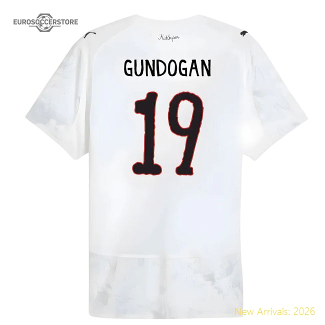 2025-2026 KIDSUPER x Manchester City CWC Authentic Shirt (White) (Gundogan 19)-Football Shirts Shop