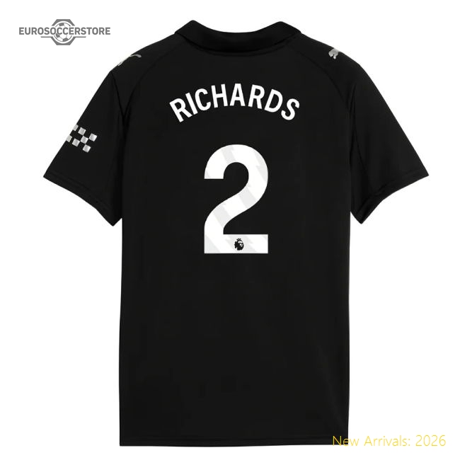 2025-2026 Man City Away Mini Kit (Richards 2)-Football Jersey Hub
