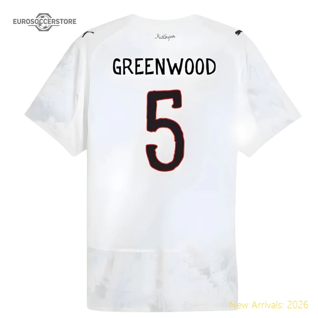 2025-2026 KIDSUPER x Manchester City CWC Authentic Shirt (White) (Greenwood 5)-Football Shirts Shop