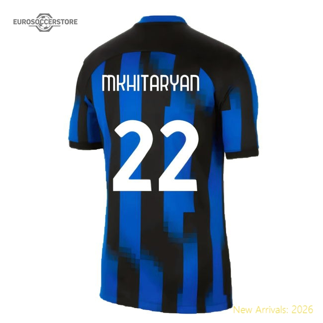 2023-2024 Inter Milan Home Shirt (Mkhitaryan 22)-Football Shirts Shop