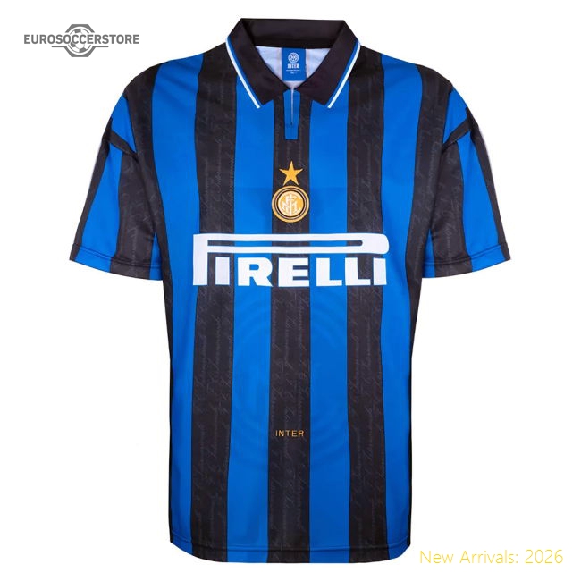 1996 Inter Milan Home Shirt (ADRIANO 10)-Football Shirts Shop